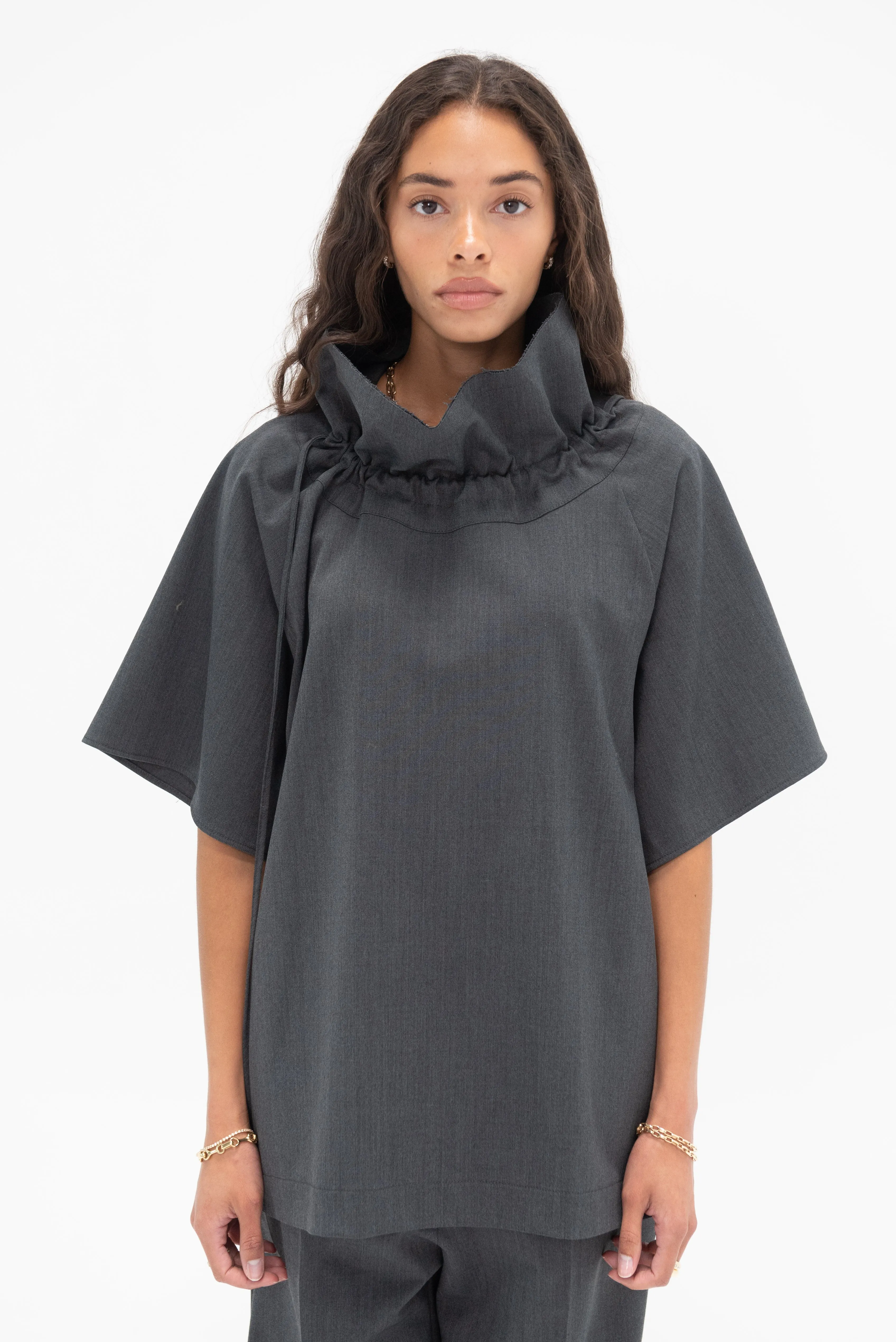 Rive Shirt, Grey Melange
