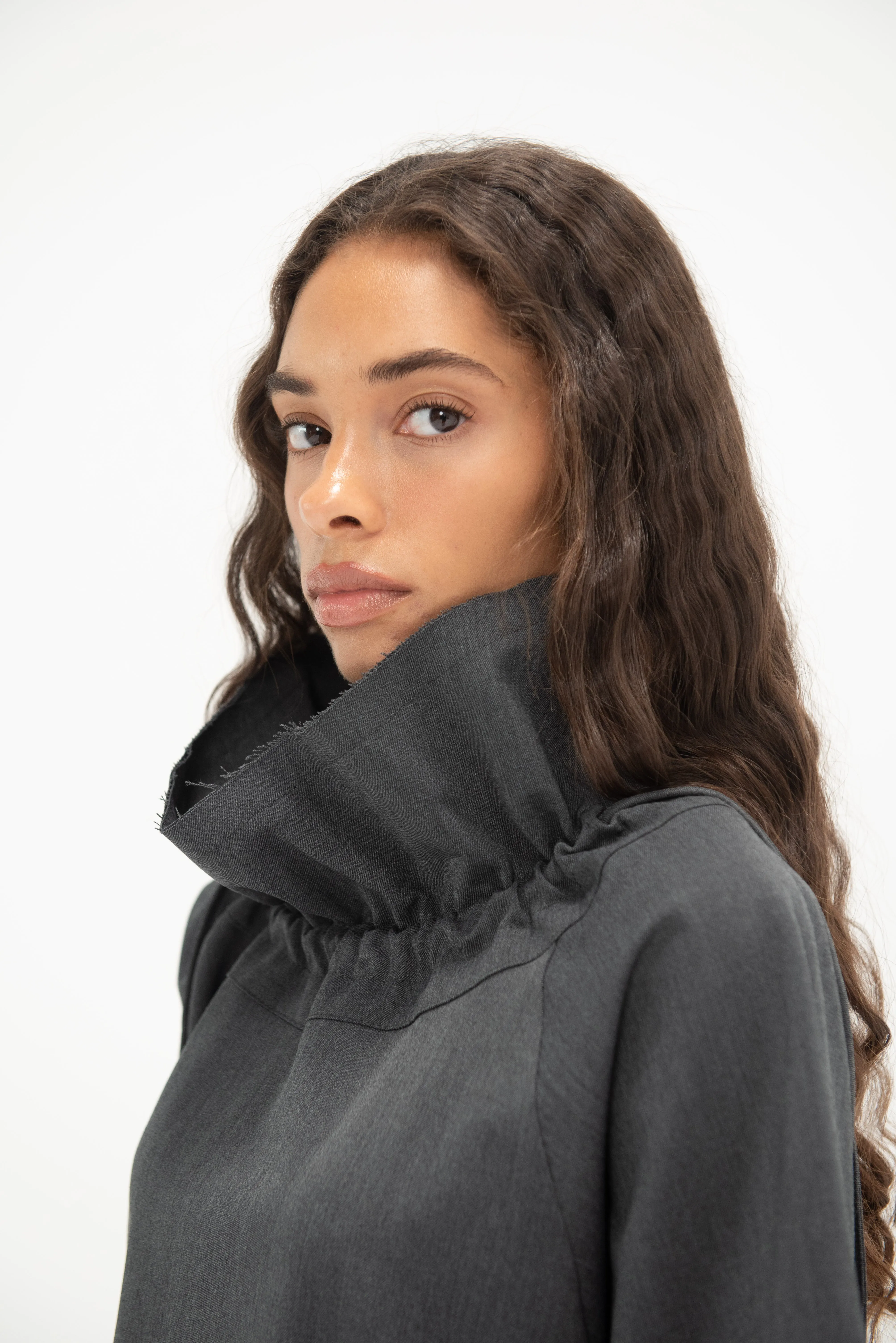 Rive Shirt, Grey Melange