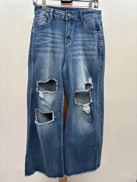 Roswear Jeans Women's Size S Blue Solid Jeans