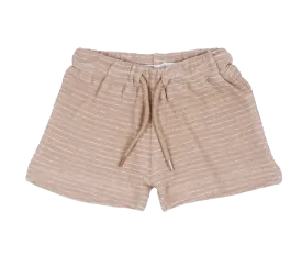 Short Zuri Beige Stripe