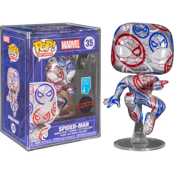 Spider-Man - Patriotic Age (Artist) US Exclusive Pop! with Protector
