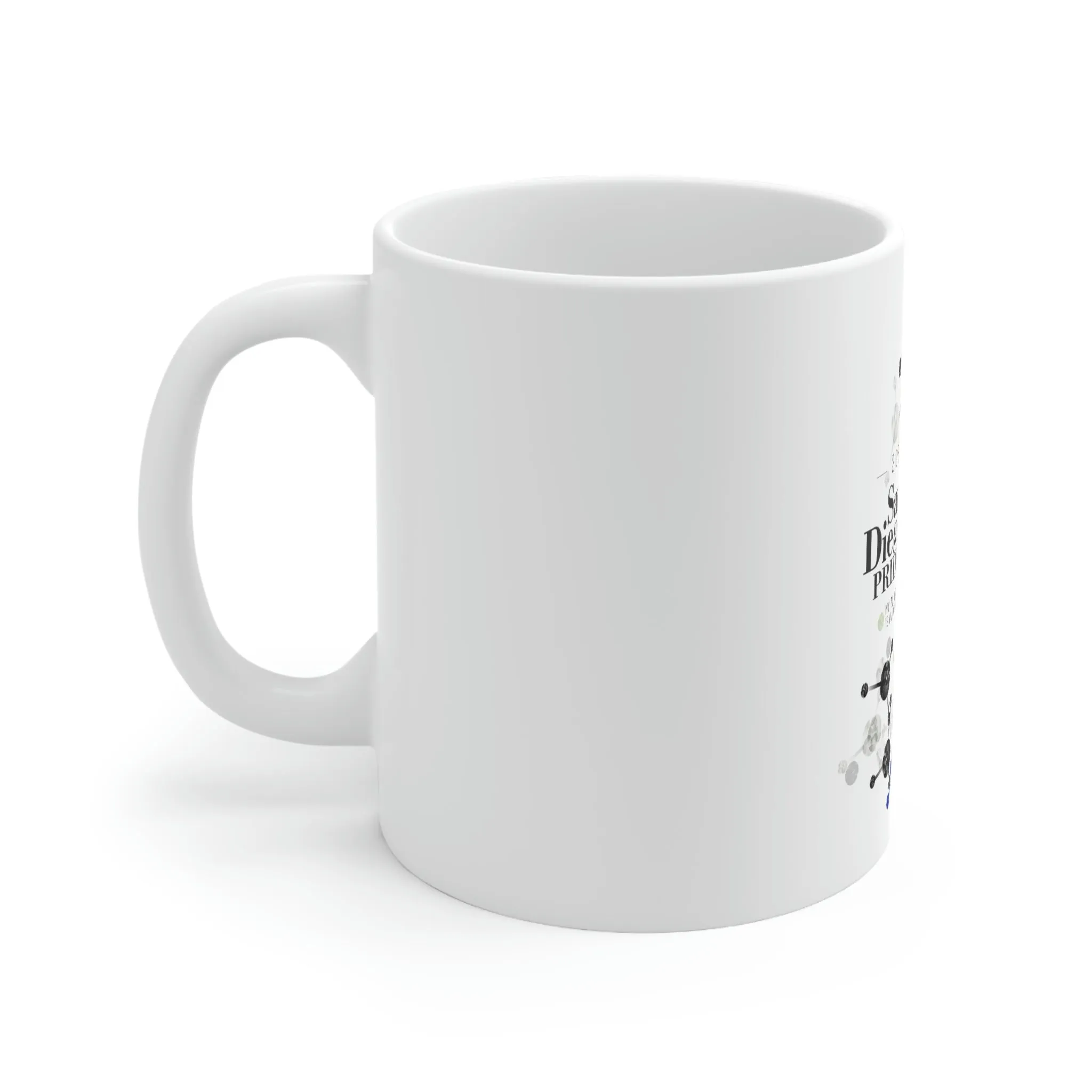 Straight Ally Flag Ceramic Mug San Diego Pride - Rainbow Is In My DNA