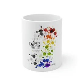 Straight Ally Flag Ceramic Mug San Diego Pride - Rainbow Is In My DNA