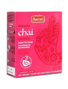 Surati Instant Masala Chai (Tea) (24G x 10 Sachets) 240g