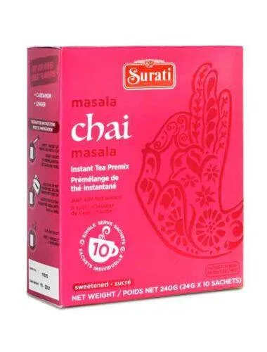 Surati Instant Masala Chai (Tea) (24G x 10 Sachets) 240g