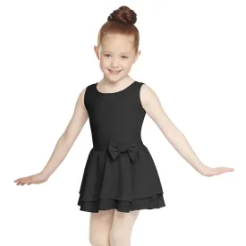 Tank Dress Leotard with Bow