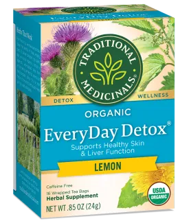 Traditional Medicinals Everyday Detox Lemon Tea (16 Bags)