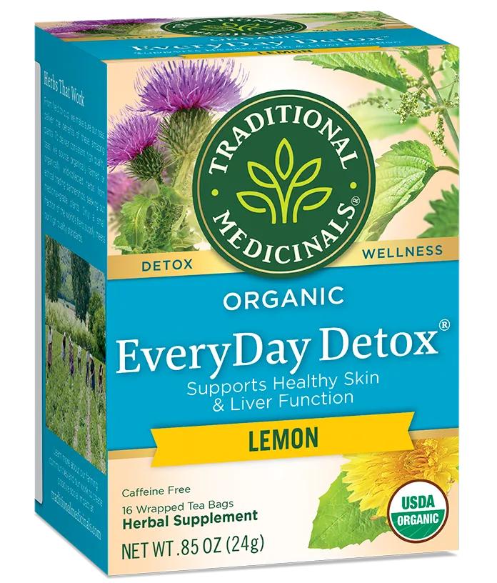 Traditional Medicinals Everyday Detox Lemon Tea (16 Bags)