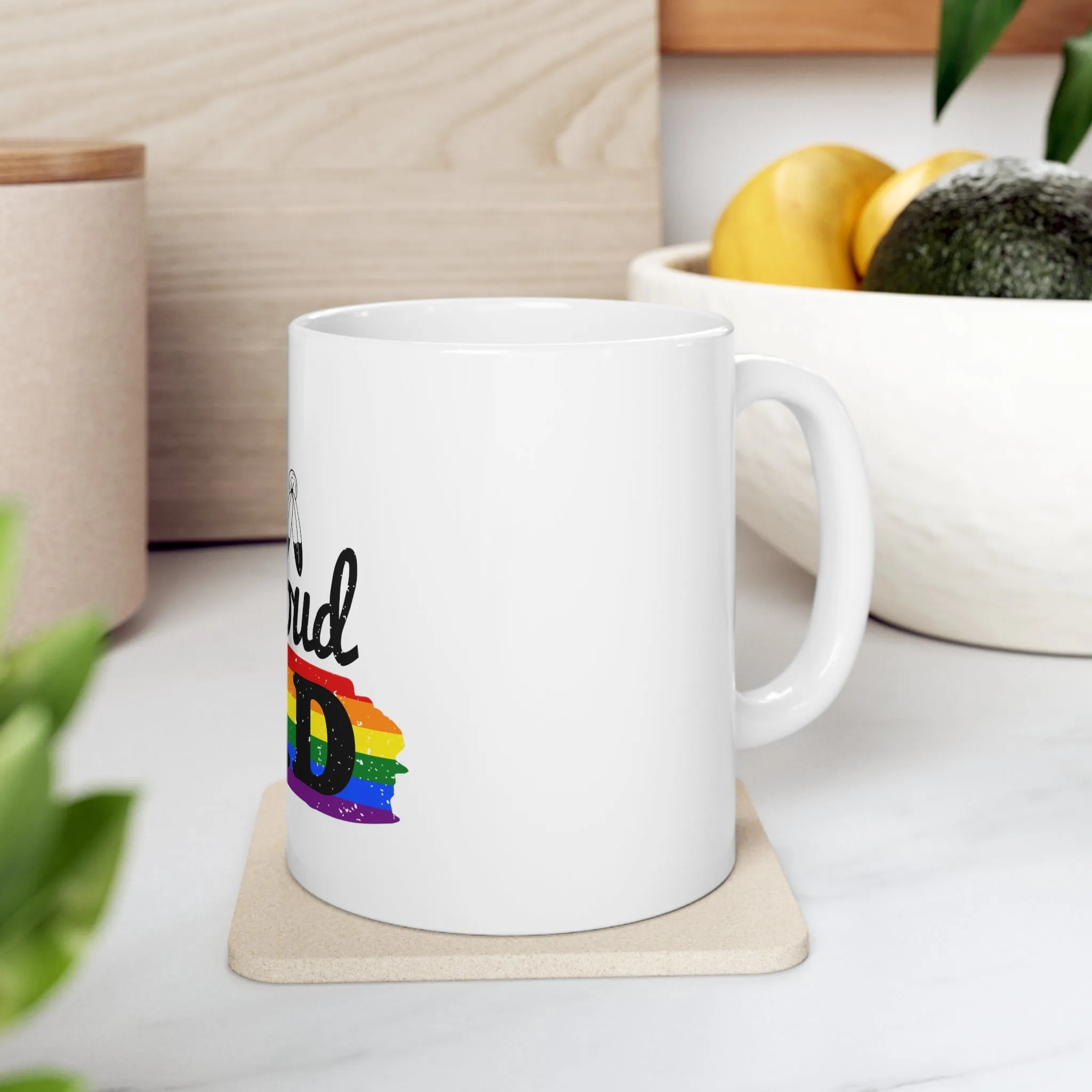 Two Spirit Pride Flag Ceramic Mug - Proud Dad