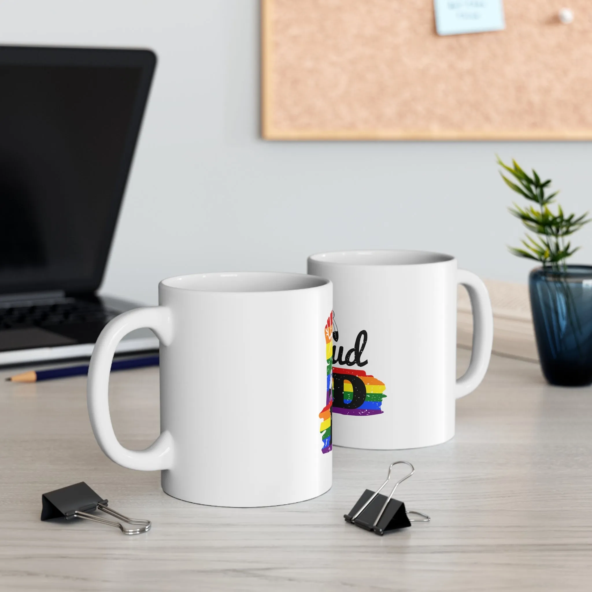Two Spirit Pride Flag Ceramic Mug - Proud Dad