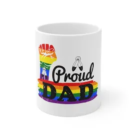 Two Spirit Pride Flag Ceramic Mug - Proud Dad