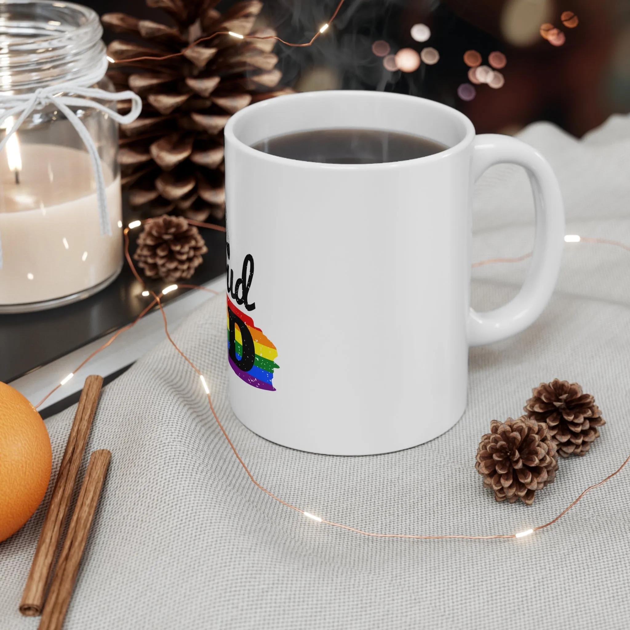 Two Spirit Pride Flag Ceramic Mug - Proud Dad