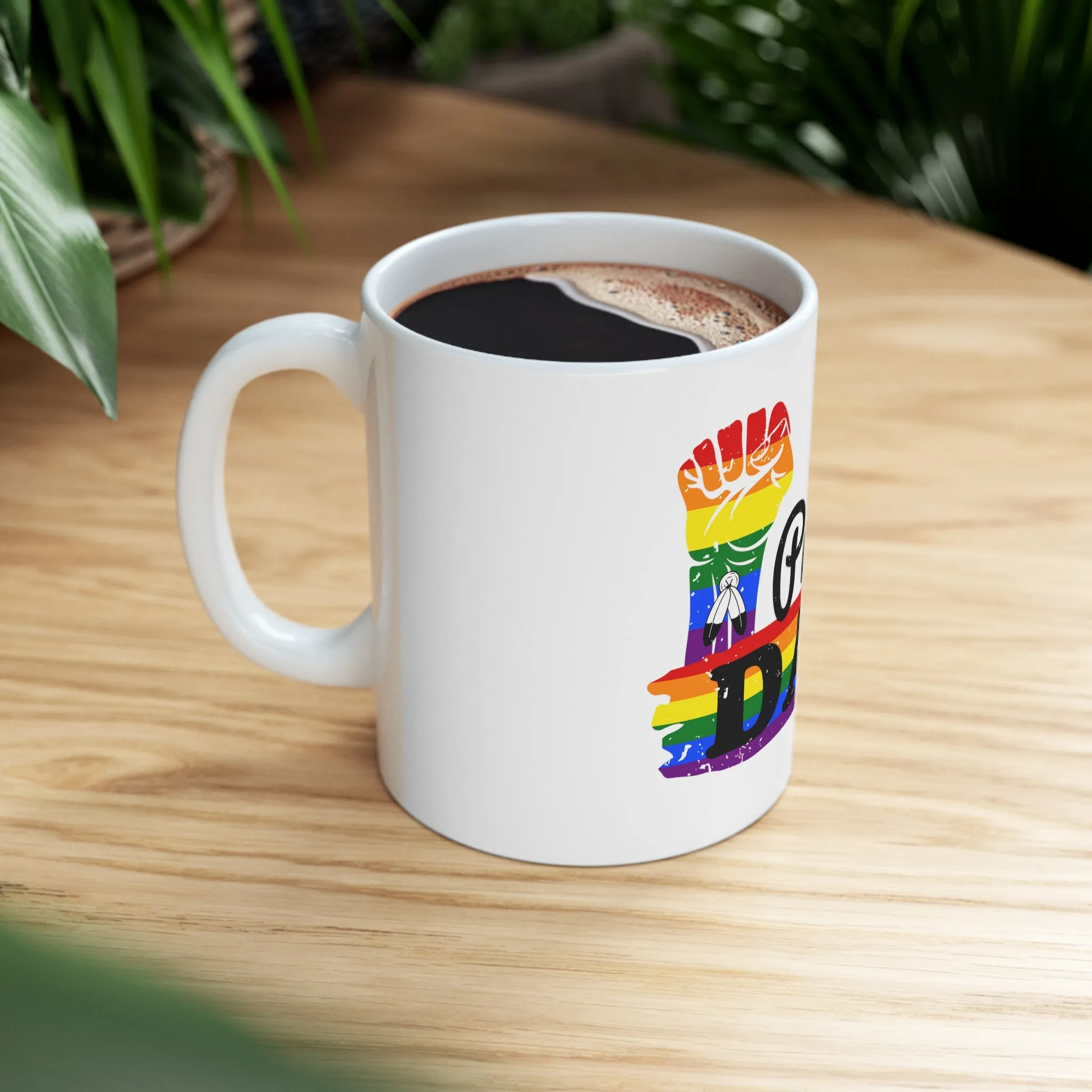 Two Spirit Pride Flag Ceramic Mug - Proud Dad