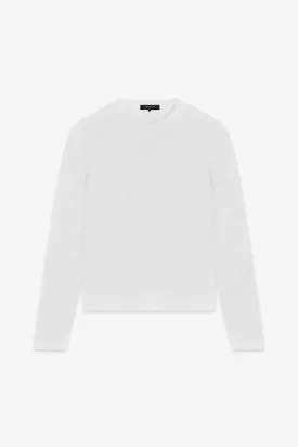 UNIFORM FITTED LONG SLEEVE - WHITE