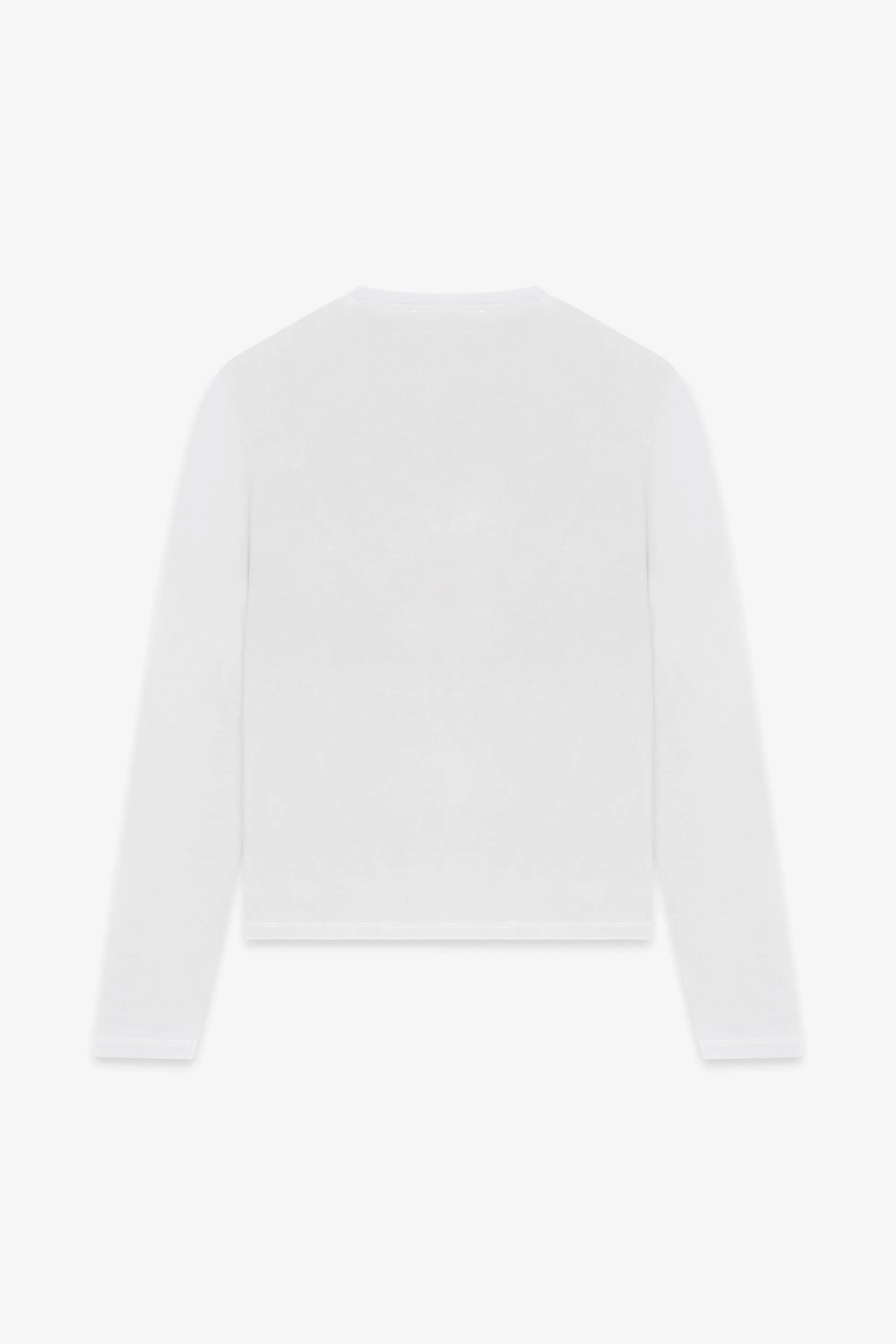 UNIFORM FITTED LONG SLEEVE - WHITE
