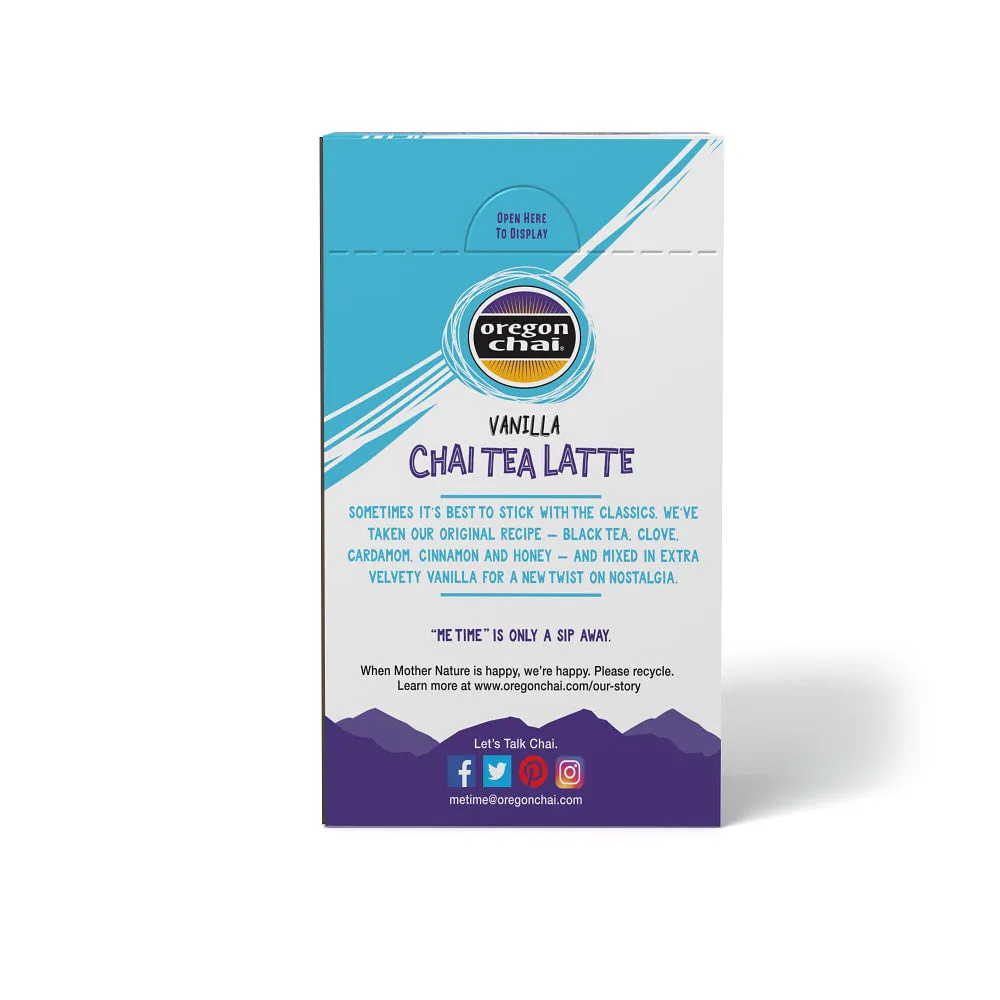 Vanilla Dry Chai Latte Mix - 6 x 8 CT Carton