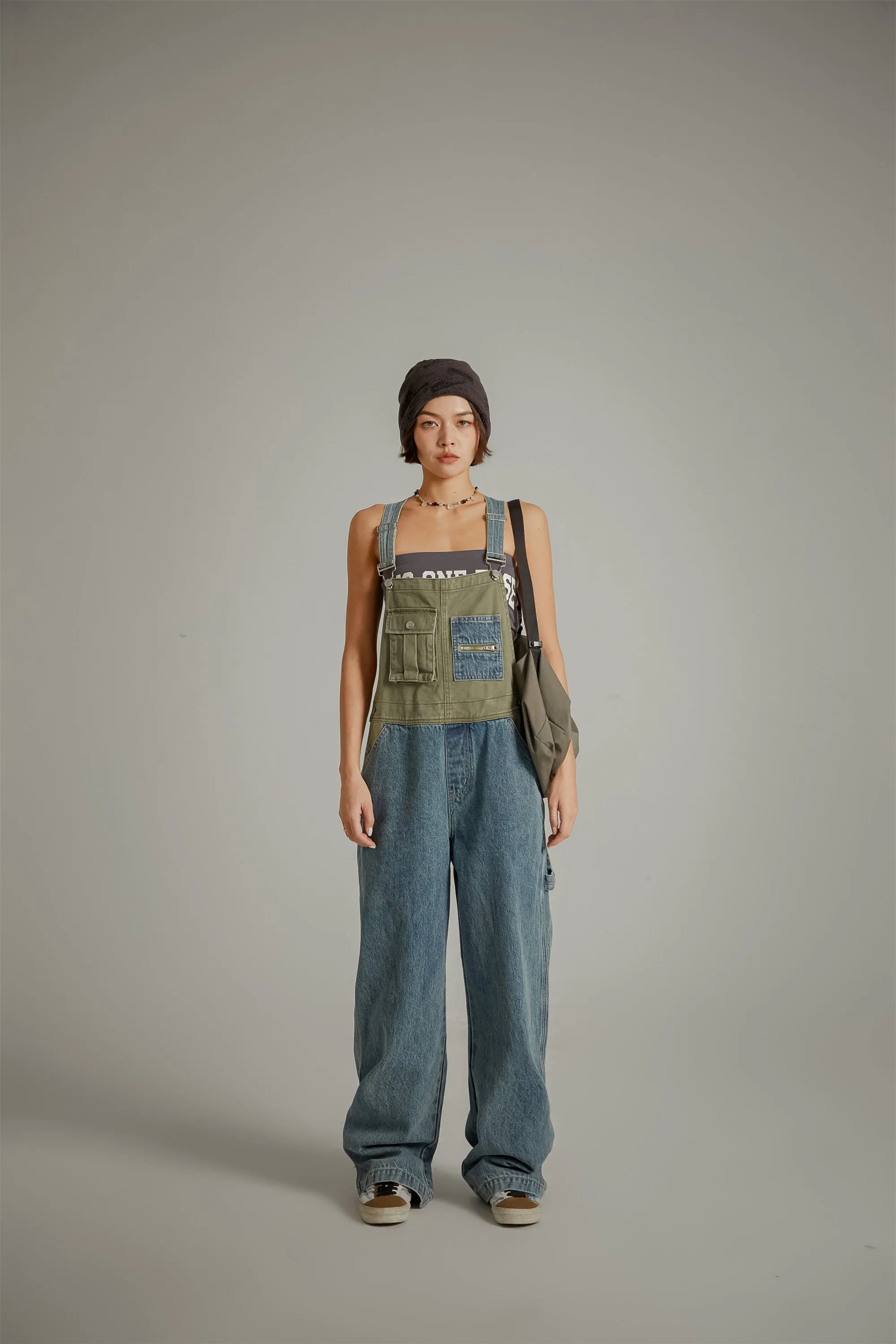 Vintage Oversize Denim Overalls