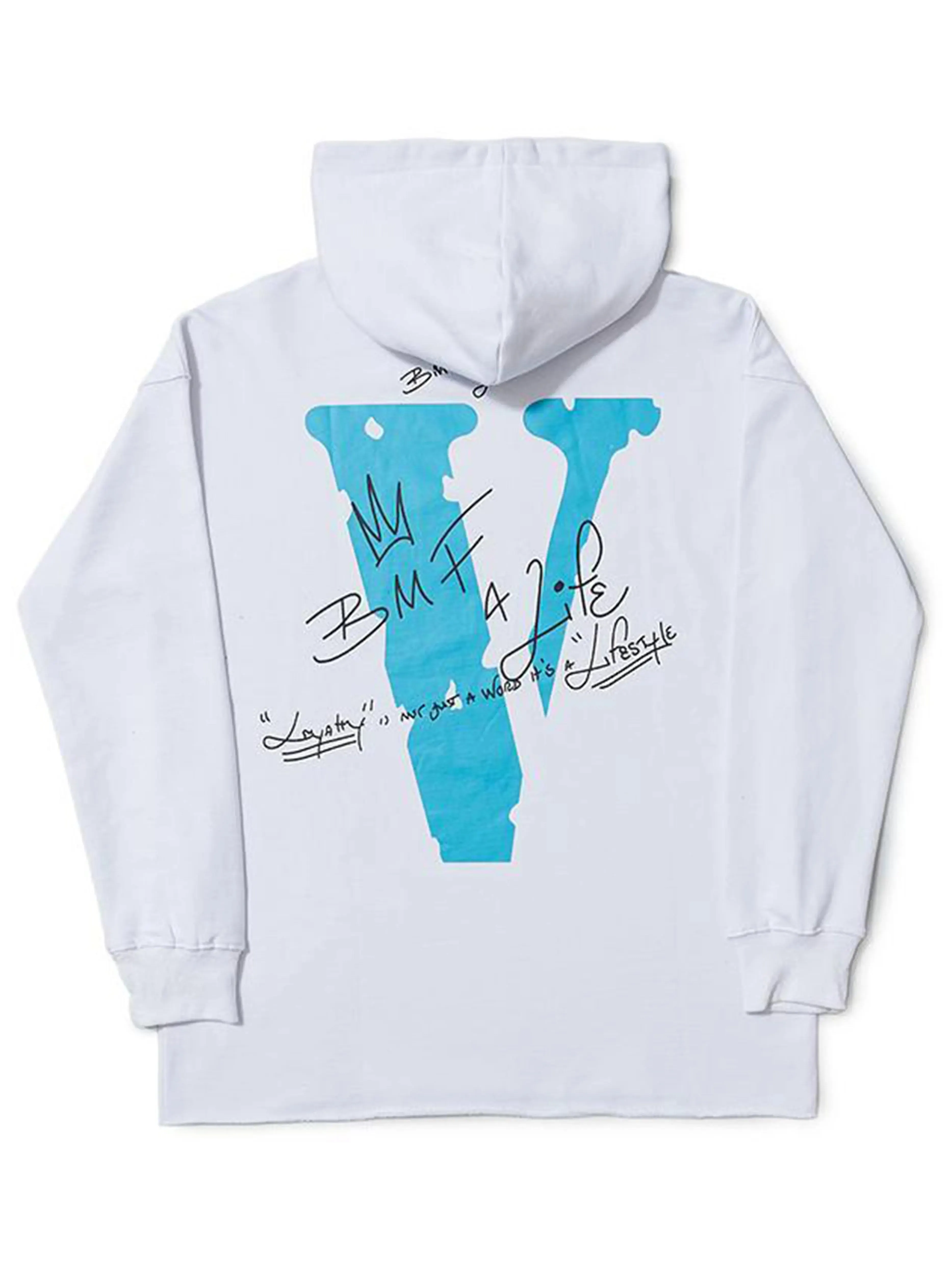 Vlone Big Meech BMF Hoodie White