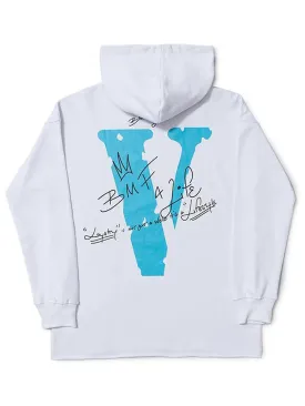Vlone Big Meech BMF Hoodie White